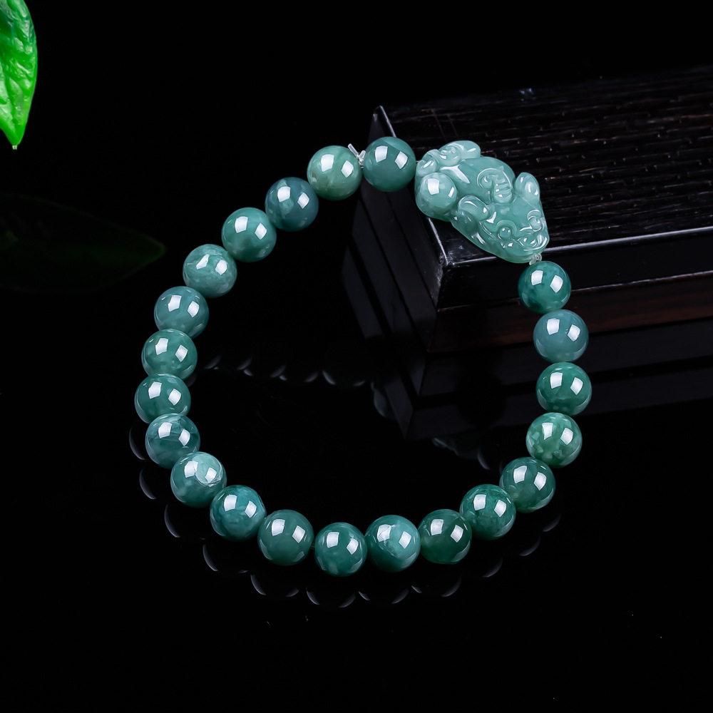 Jewelry & Watches Review - Doğal Birmanya Jadeite Pixiu Bilezik Vintage
