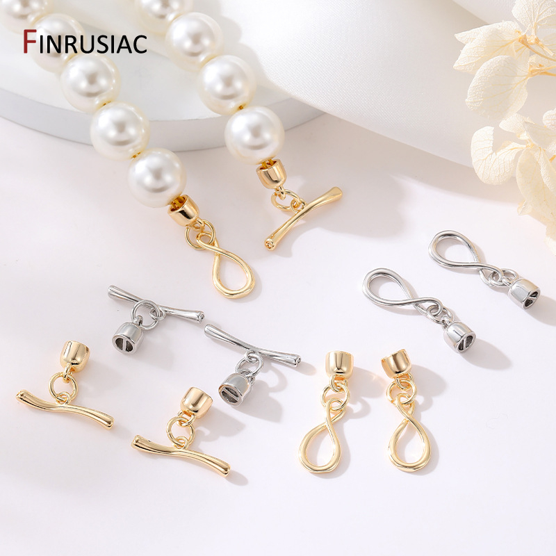 Pearl Necklace - 14K Altın Kaplama Sonsuzluk Sembolü OT