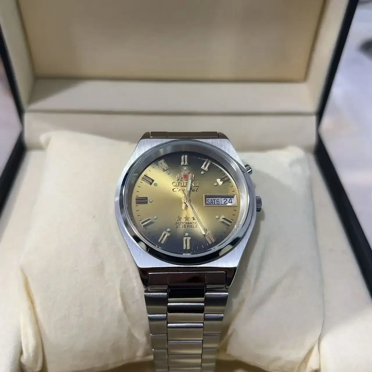Seiko Watch Presage - DFDG 35MM Unisex Mekanik Saat Çelik