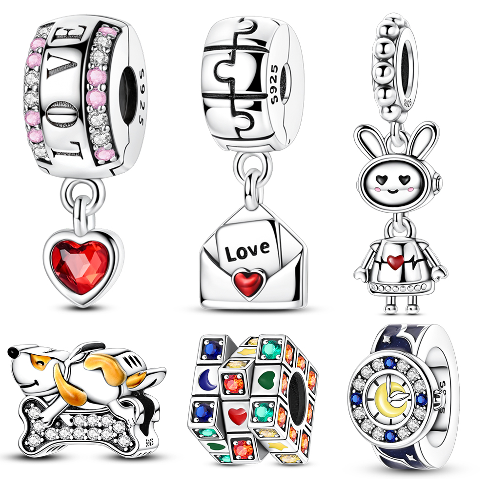 Jewelry Watches Brands - 925 Ayar Gümüş Sürgülü Yüz Tavşan