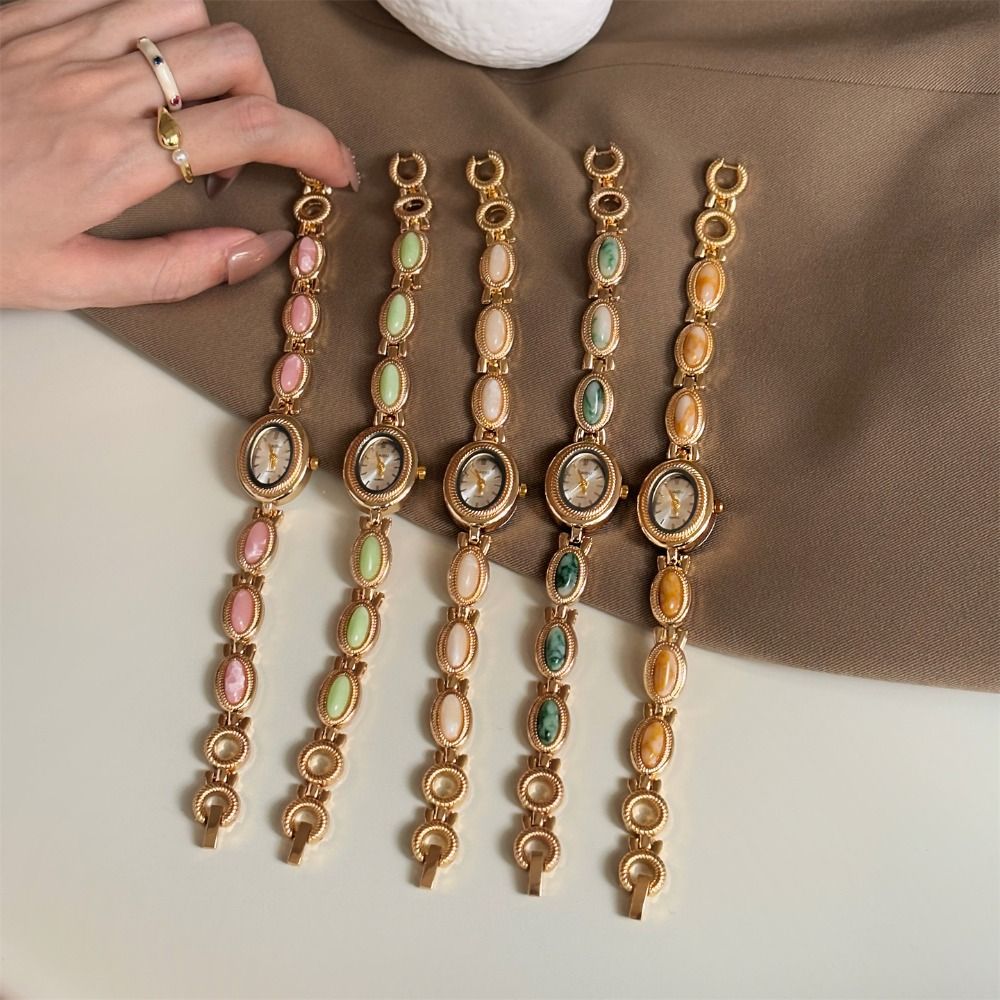 Jewelry Watches Vintage - Yeni Vintage Renkli Değerli Taşlı Bayan
