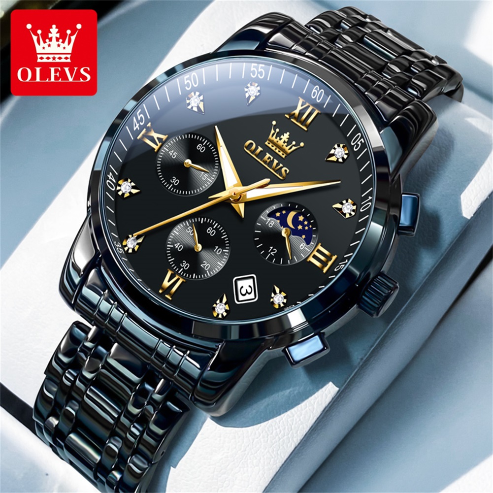 Jewelry Style Watches - OLEVS Popüler erkek saatleri paslanmaz çelik