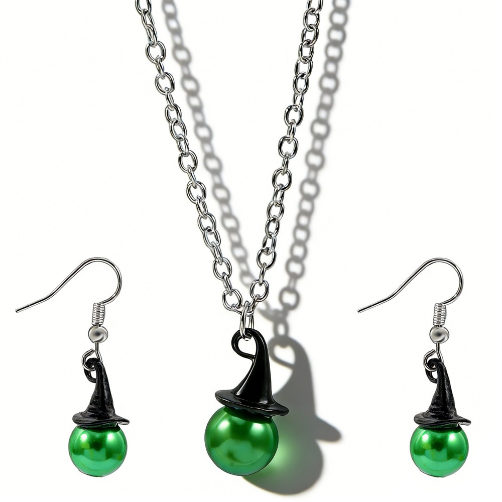 Pearl Necklace - Wicked Inspired Cadı Şapkası ve Taç
