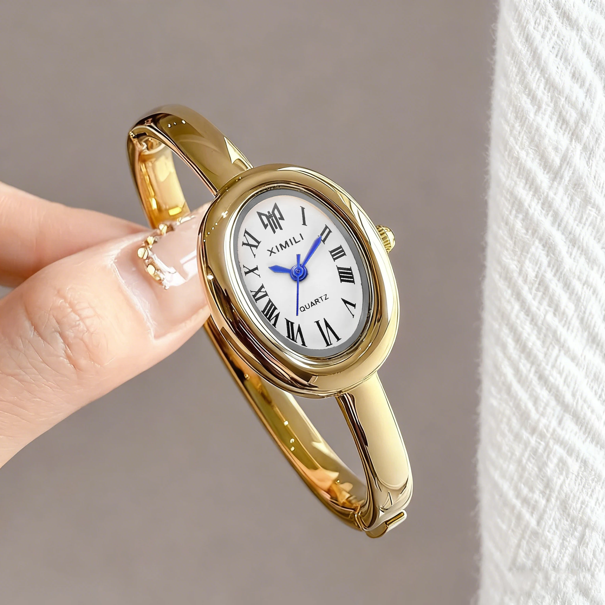 Jewelry Watches Vintage - 2026XIMILI Kadınlar için Vintage Oval Bileklik
