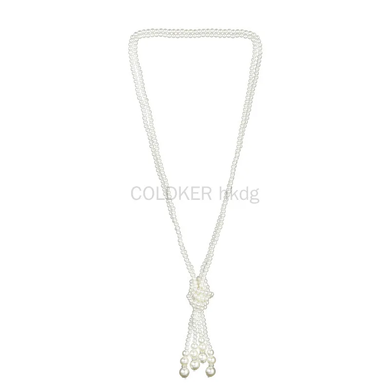 Pearl Necklace - 1920'ler inci kolye moda sahte inciler
