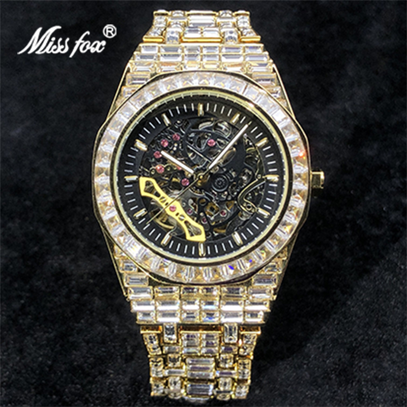 Jewelry Watches Brands - Mekanik Mens saatler MISSFOX marka lüks