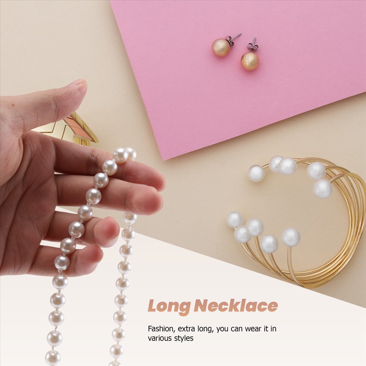 ABQR Sahte İnci Uzun Kazak Zin - Pearl Necklace incelemesi ve fiyatı