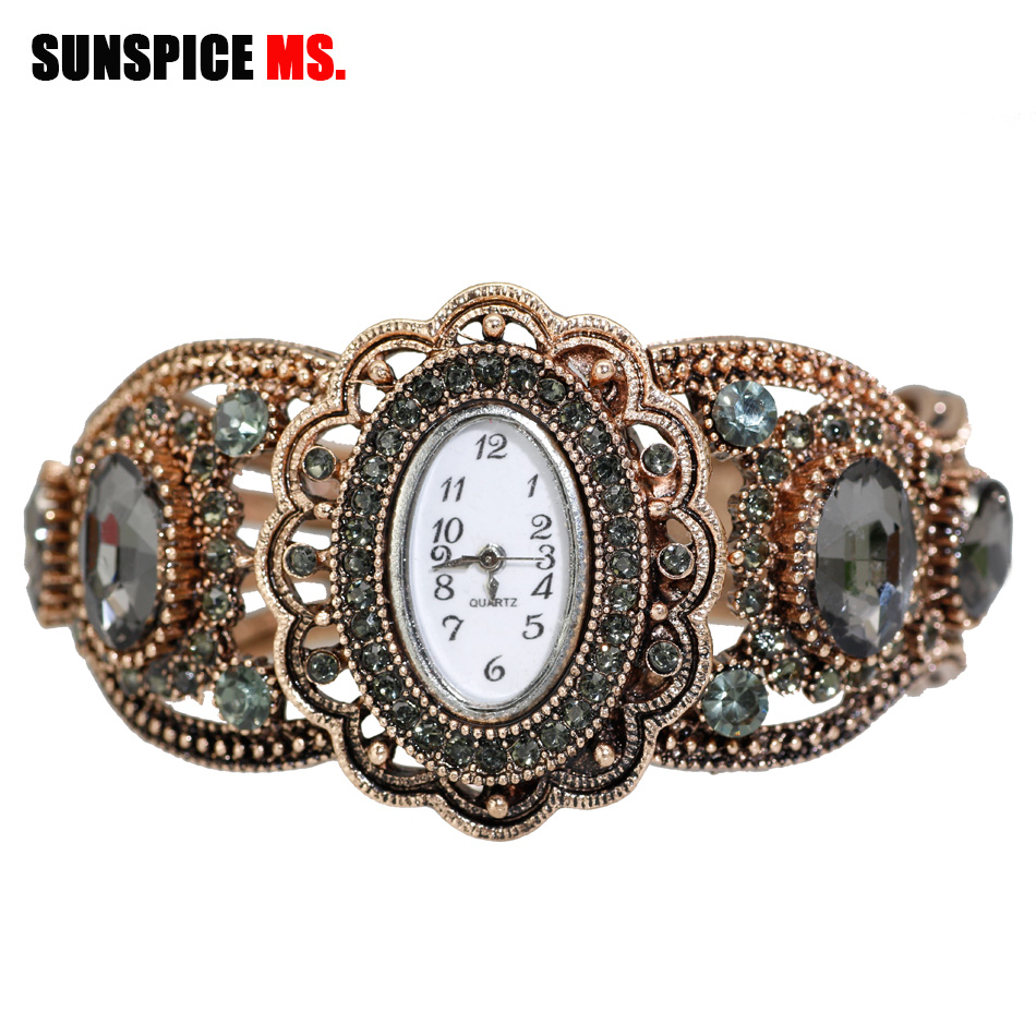 SUNSPICE-MS kuvars kol saati R - Indian Jewelry Watches incelemesi ve fiyatı