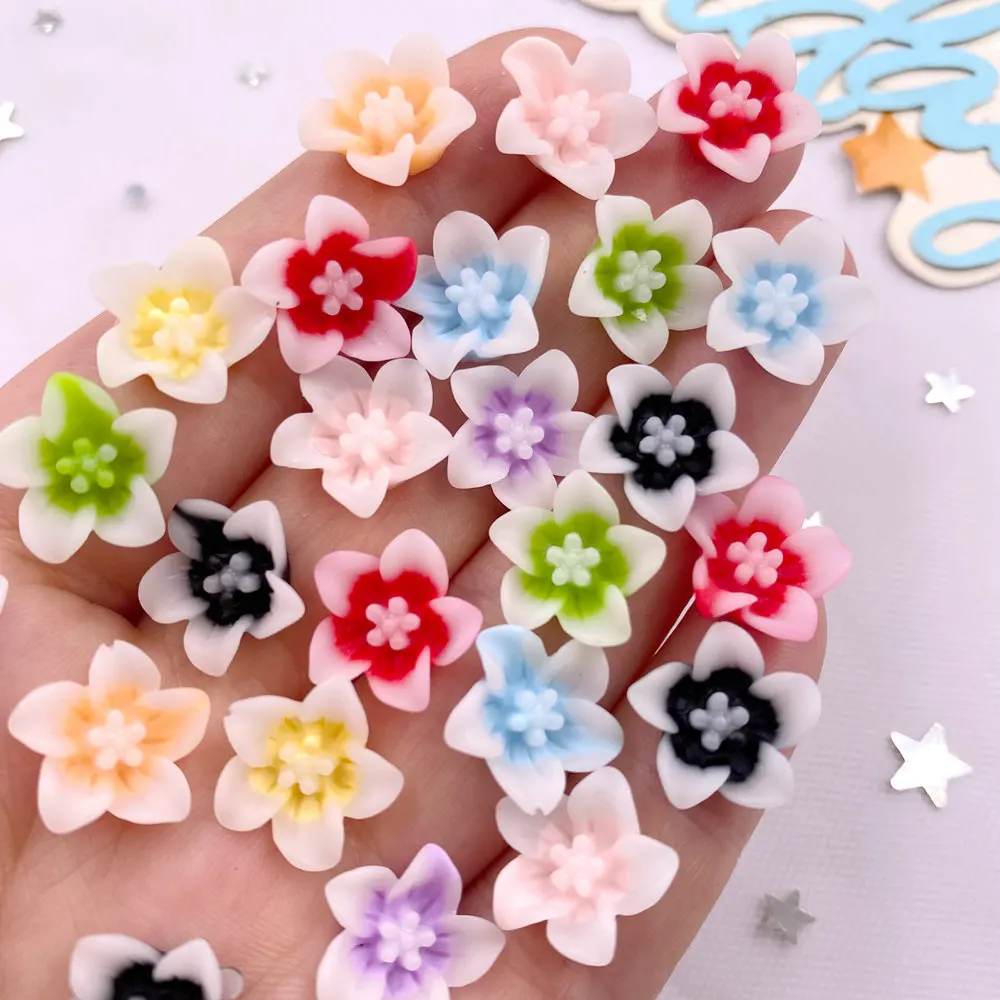 50 adet reçine 13mm renkli 3D  - Paradise Jewelry & Watches Llc Photos incelemesi ve fiyatı