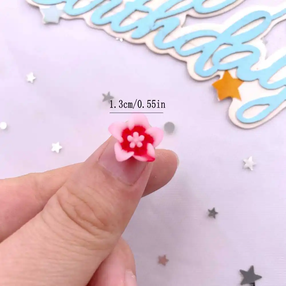50 adet reçine 13mm renkli 3D  - Paradise Jewelry & Watches Llc Photos incelemesi ve fiyatı
