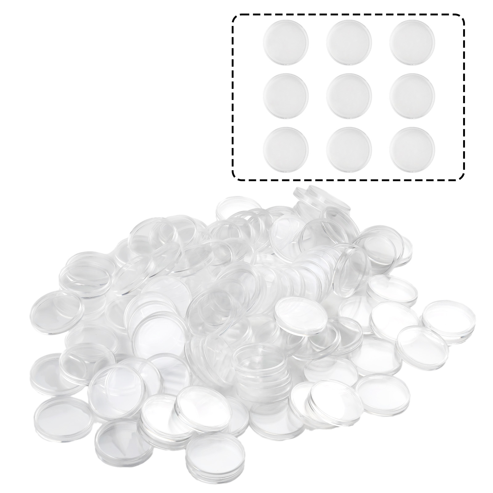 100 Adet Şeffaf Plastik Yuvarl - Collectors Coins Jewelry & Watches Of Smithtown Reviews incelemesi ve fiyatı