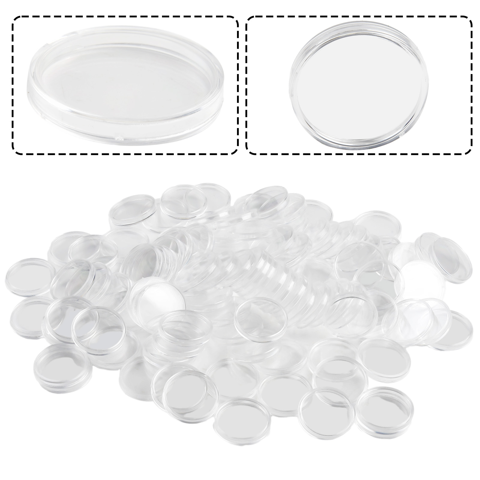 100 Adet Şeffaf Plastik Yuvarl - Collectors Coins Jewelry & Watches Of Smithtown Reviews incelemesi ve fiyatı