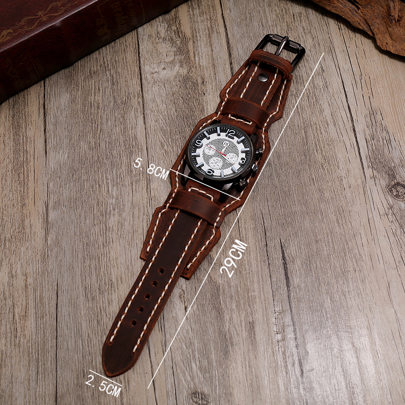 Punk Vintage hakiki deri kayış - Jewelry Watches Vintage incelemesi ve fiyatı