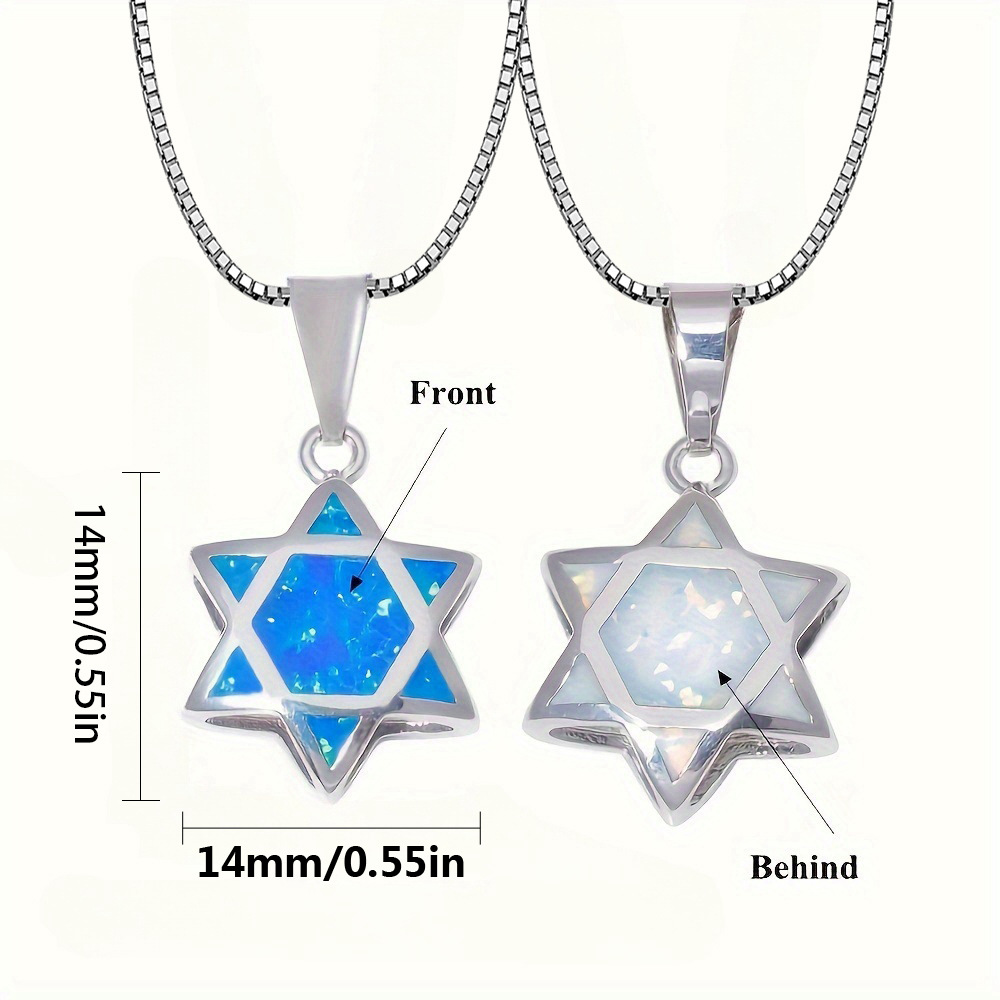 Davut Yıldızı Opal Kolye Ucu T - Jewelry & Watches Review incelemesi ve fiyatı