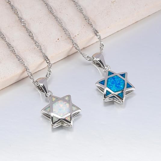 Davut Yıldızı Opal Kolye Ucu T - Jewelry & Watches Review incelemesi ve fiyatı