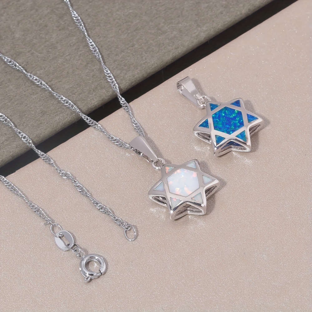 Davut Yıldızı Opal Kolye Ucu T - Jewelry & Watches Review incelemesi ve fiyatı