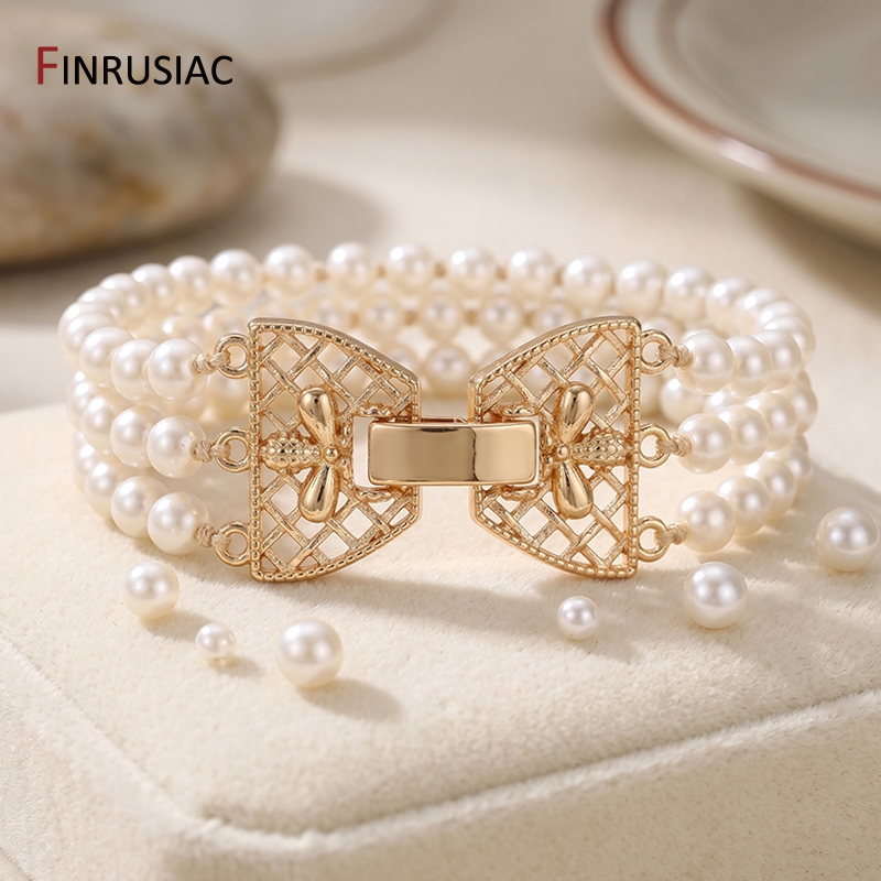 14K Altın Kaplama Pirinç 3 Sır - Pearl Necklace incelemesi ve fiyatı